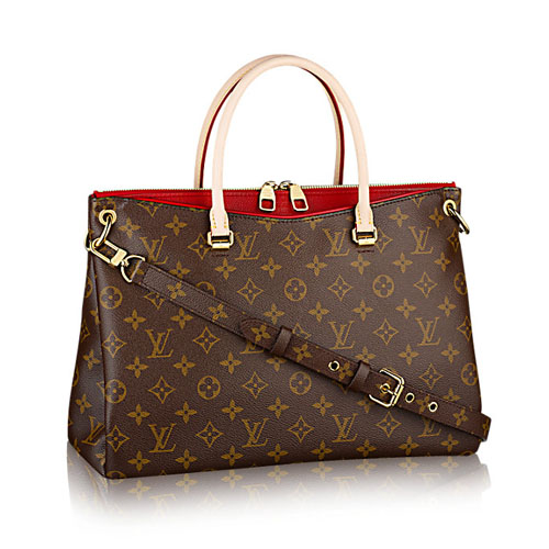 Louis Vuitton M41175 Monogram Canvas Pallas Cerise Tasche