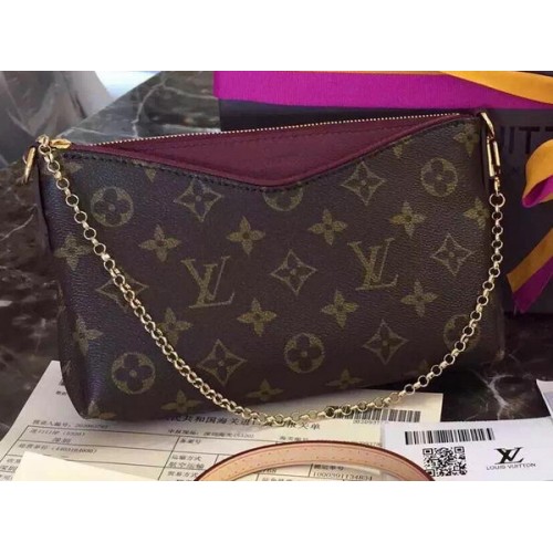 Louis Vuitton M41638 Lila Monogram Canvas PALLAS Clutch