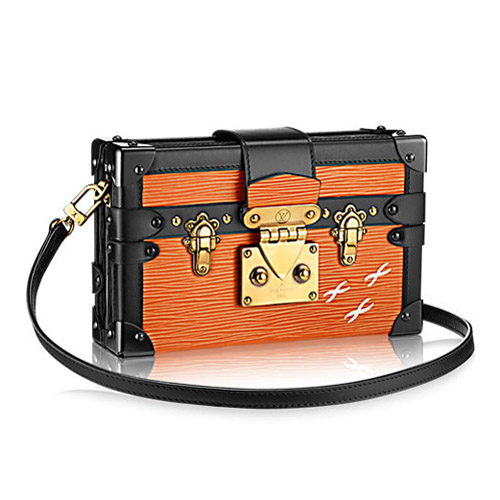 Louis Vuitton M50016 Petite Malle Epi Ledertasche Orange