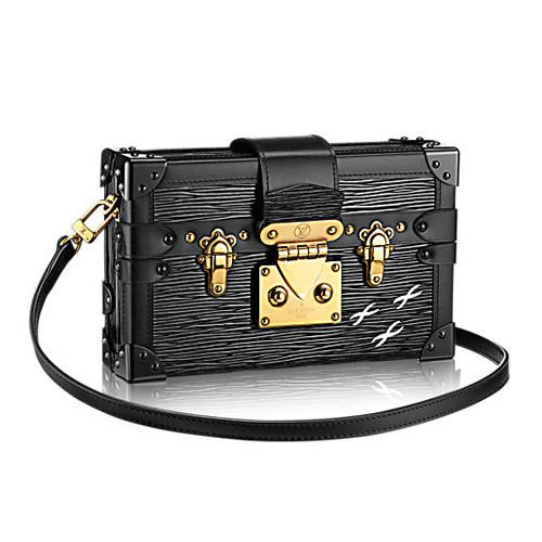 Louis Vuitton M5001N Petite Malle Epi Ledertasche Schwarz