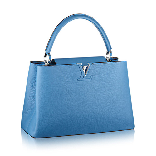 Louis Vuitton M94663 Capucines MM Tasche Bleuet