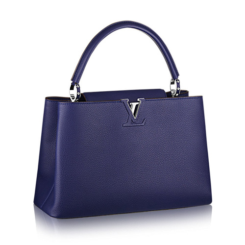 Louis Vuitton M94665 Capucines MM Tasche Indigo