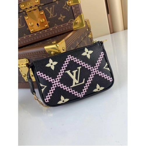 Louis Vuitton MINI POCHETTE ACCESSOIRES M81140 schwarz