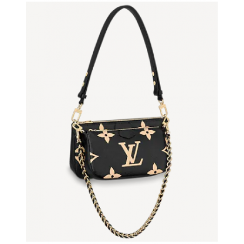 Louis Vuitton MULTI POCHETTE ACCESSOIRES M45777 Schwarz&Creme