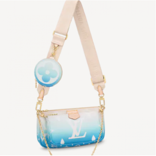 Louis Vuitton MULTI POCHETTE ACCESSOIRES M57633 Blau