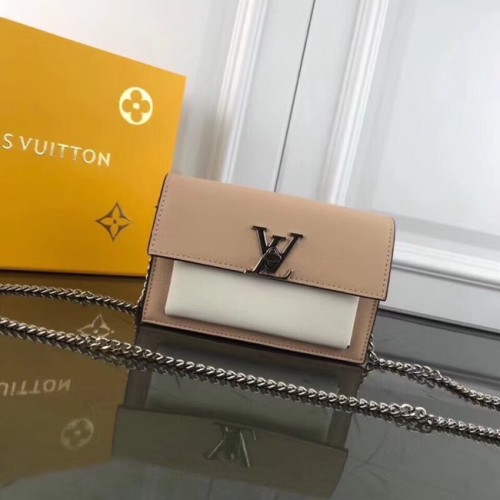 Louis Vuitton MYLOCKME BB-KETTE LOUISE M63471 apricot