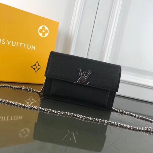 Louis Vuitton MYLOCKME BB-KETTE LOUISE M63471 schwarz