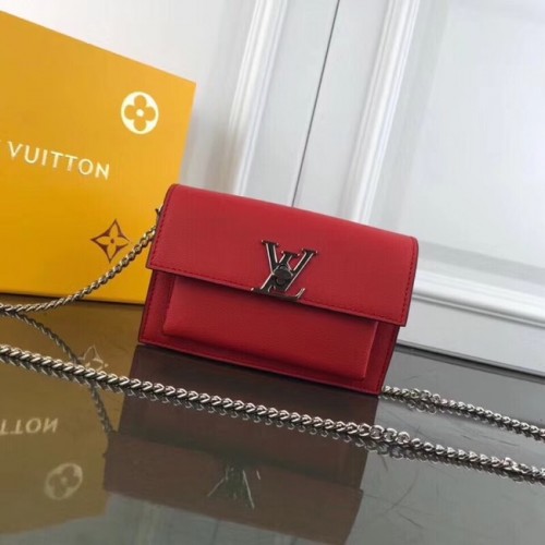 Louis Vuitton MYLOCKME BB-KETTE LOUISE M63471 rot
