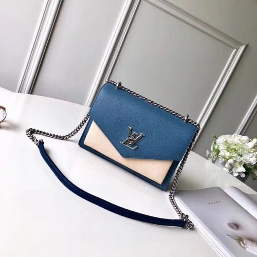 Louis Vuitton MYLOCKME BB M51418 blau & weiß