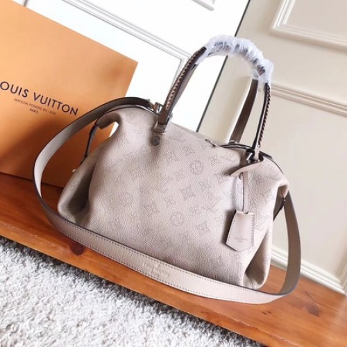 Louis Vuitton Mahina Leder ASTERIA Tasche M54672 OffWhite