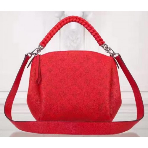 Louis Vuitton Mahina Leder BABYLONE CHAIN BB Tasche M51223 Rot