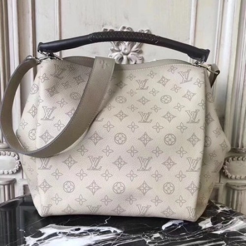 Louis Vuitton Mahina Leder BABYLONE PM M50031 OffWhite