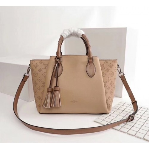 Louis Vuitton Mahina Leder HAUMEA M55030 apricot