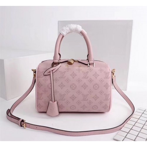 Louis Vuitton Mahina Leder SPEEDY BANDOULIERE 30 M40431 rosa