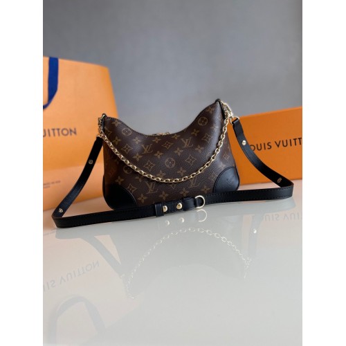 Louis Vuitton Monogram Canvas Boulogne Original Leder M45831 Schwarz