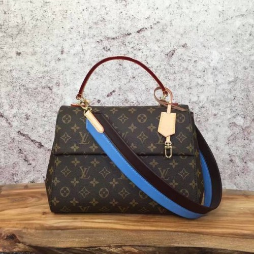Louis Vuitton Monogram Canvas CLUNY Tasche M42735 Blau