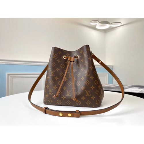 Louis Vuitton Monogram Canvas Neonoe Original Leder M44887 braun