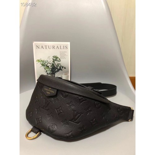 Louis Vuitton Monogram Canvas Original Ledergürteltasche M55426 Schwarz