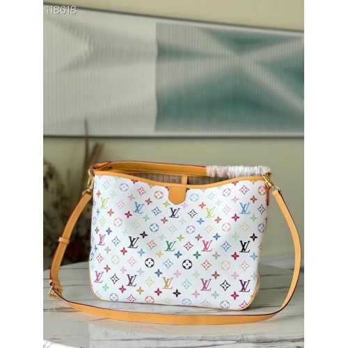 Louis Vuitton Monogram Canvas Original Leder M40352 weiß