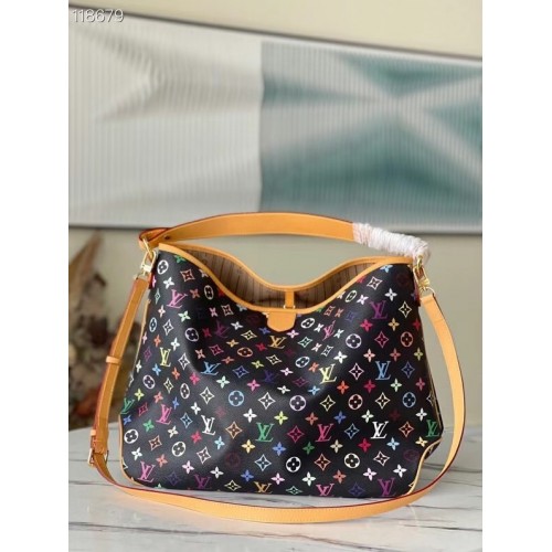 Louis Vuitton Monogram Canvas Original Leder M40353 schwarz