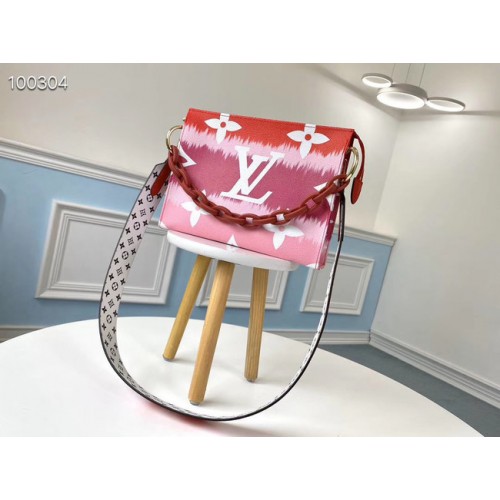 Louis Vuitton Monogram Canvas Original Leder M68137 rot