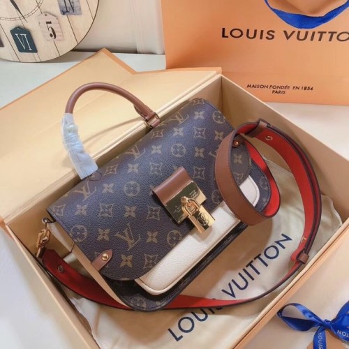 Louis Vuitton Monogram Canvas Original Leder VAUGIRARD M44354 creme