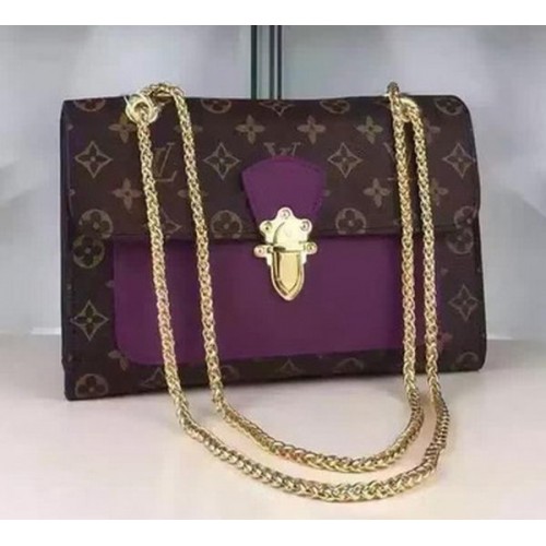 Louis Vuitton Monogram Canvas PALLAS CHAIN Tasche M41731 Lila
