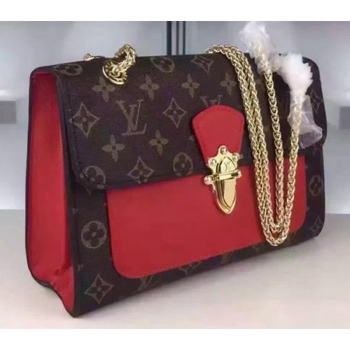 Louis Vuitton Monogram Canvas PALLAS CHAIN Tasche M41731 Rot