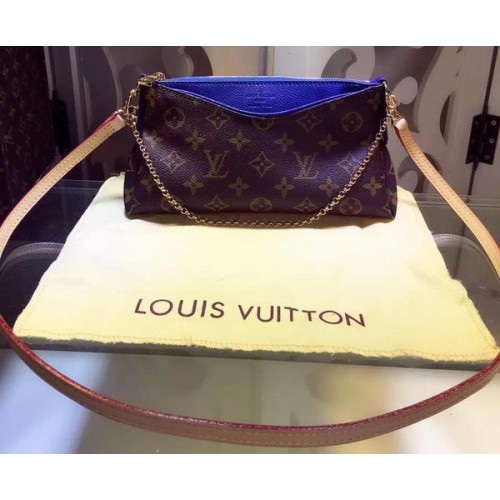 Louis Vuitton Monogram Canvas PALLAS CLUTCH M41638 Blau
