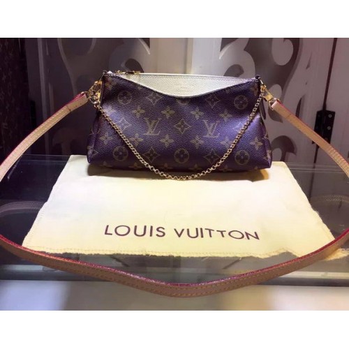 Louis Vuitton Monogram Canvas PALLAS CLUTCH M41638 OffWhite