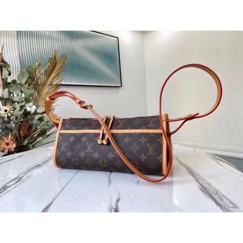 Louis Vuitton Monogram Canvas PALLAS Clutch Original Leder M40008