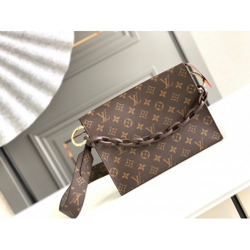 Louis Vuitton Monogram Canvas POCHETTE Original Leder M47545