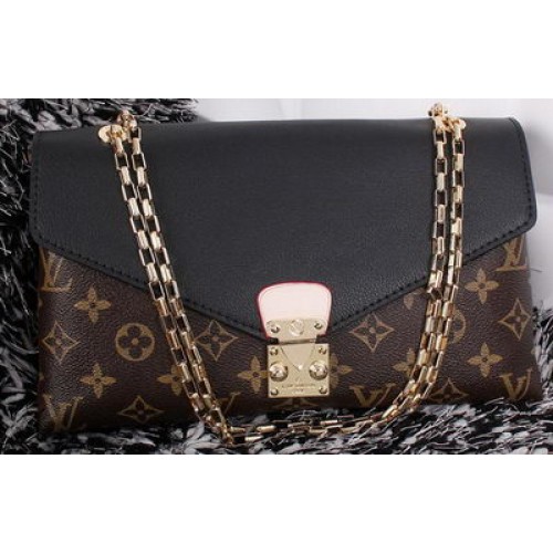 Louis Vuitton Monogram Canvas Pallas Chain Aurore Tasche M41200 Schwarz