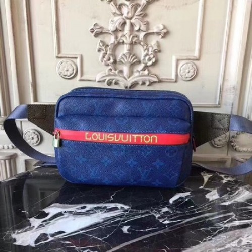 Louis Vuitton Monogram Canvas SAC CEINTURE PN 42825 Blau