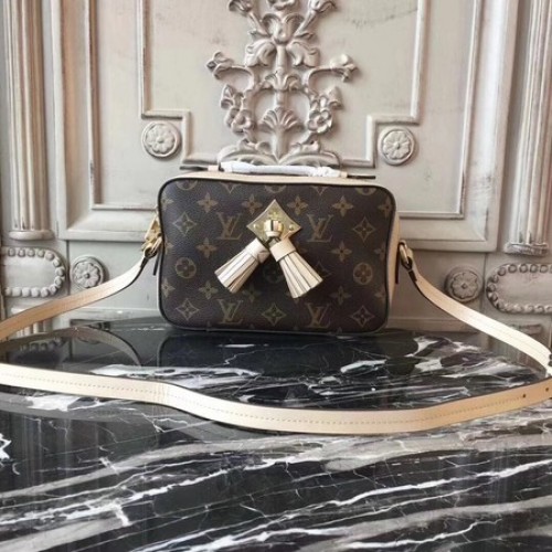 Louis Vuitton Monogram Canvas Umhängetasche 44258 Weiß