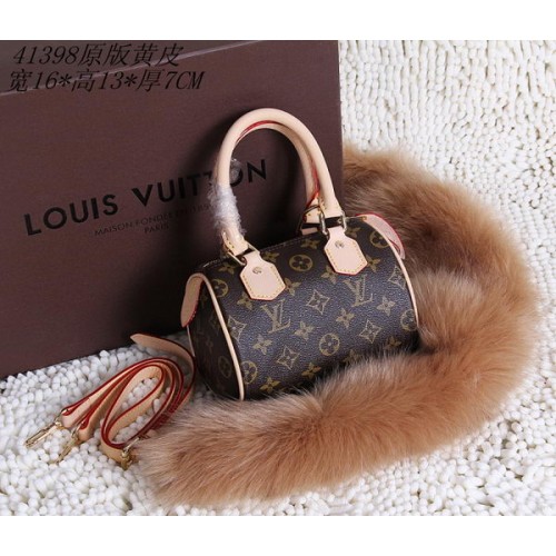 Louis Vuitton Monogram Canvas Speedy Mini Tragetaschen M41398