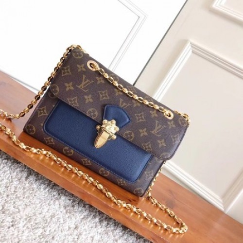 Louis Vuitton Monogram Canvas VICTOIRE M41730 Blau