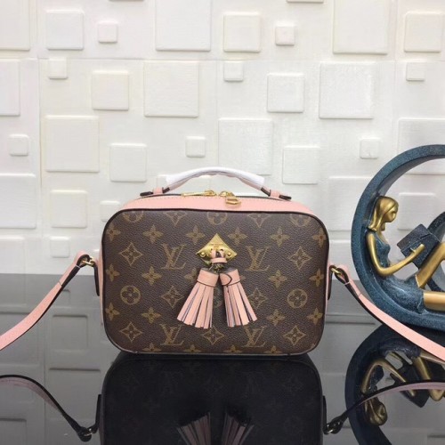 Louis Vuitton Monogram Canvas original Leder SAINTINGE N40154 rosa