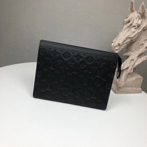 Louis Vuitton Monogram Eclipse POCHETTE VOYAGE MM M61692 Schwarz
