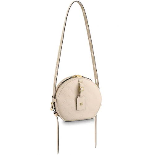 Louis Vuitton Monogram Empreinte SOFT HAT BOX M45276 Elfenbein