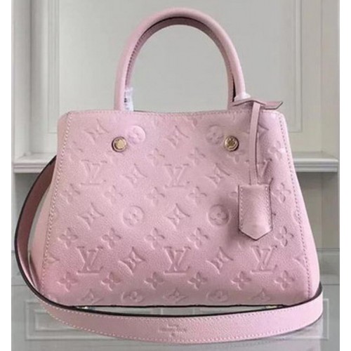 Louis Vuitton Monogramm Empreinte MONTAIGNE BB Tasche M50665 Rosa