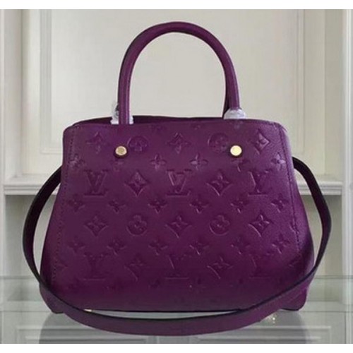 Louis Vuitton Monogramm Empreinte MONTAIGNE BB Tasche M50665 Lila