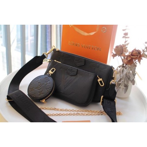 Louis Vuitton Monogram Empreinte Original Leder M44823 schwarz