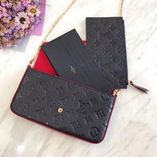 Louis Vuitton Monogramm Empreinte POCHETTE Felicia M64064 Royal