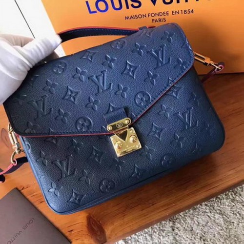 Louis Vuitton Monogram Empreinte POCHETTE METIS M41488 Blau