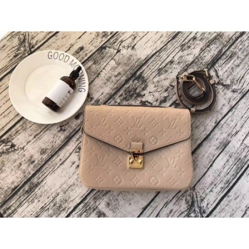 Louis Vuitton Monogram Empreinte POCHETTE METIS M43737 Aprikose