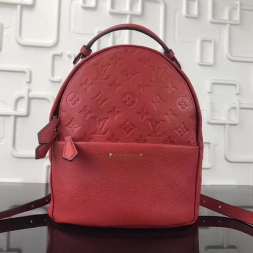 Louis Vuitton Monogram Empreinte SORBONNE RUCKSACK M44016 Rot
