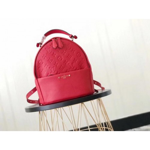 Louis Vuitton Monogram Empreinte SORBONNE RUCKSACK M44019 Rot