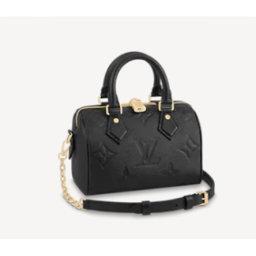 Louis Vuitton Monogram Empreinte SPEEDY BANDOULIERE 20 M58953 schwarz