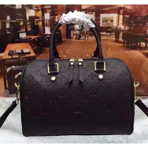 Louis Vuitton Monogram Empreinte Speedy 30 Tasche M40762 Schwarz